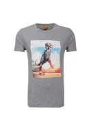 Tintype4 T-shirt BOSS ORANGE 	szürke	